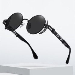 Steampunk style round sunglasses - metal frame - UV400Sunglasses
