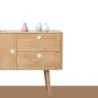 Heart shaped furniture handles - ceramic knobsFurniture