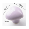 Heart shaped furniture handles - ceramic knobsFurniture