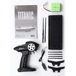 NQD 757 1/325 2.4G 80cm - Titanic RC boat - electric ship with light - RTR toyBoats