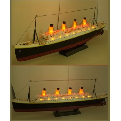 NQD 757 1/325 2.4G 80cm - Titanic RC boat - electric ship with light - RTR toyBoats