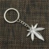 Metal keychain with maple leaf pendantKeyrings