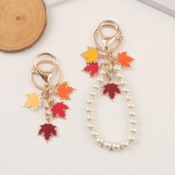 Colorful maple leaves pendant - keychainKeyrings