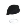 Fashionable woolen beret - with flowerHats & Caps
