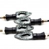 Motorcycle LED turn signal indicators - waterproof - 2 piecesTurning lights