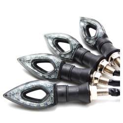 Motorcycle LED turn signal indicators - waterproof - 2 piecesTurning lights