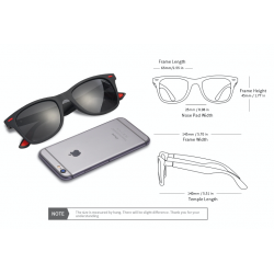 Ultralight TR90 polarized square sunglasses - UV400Sunglasses