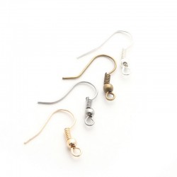 Metal earring hooks - 20 * 22mm - 200 piecesEarrings