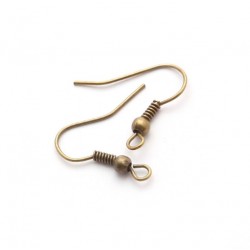 Metal earring hooks - 20 * 22mm - 200 piecesEarrings