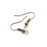 Metal earring hooks - 20 * 22mm - 200 piecesEarrings