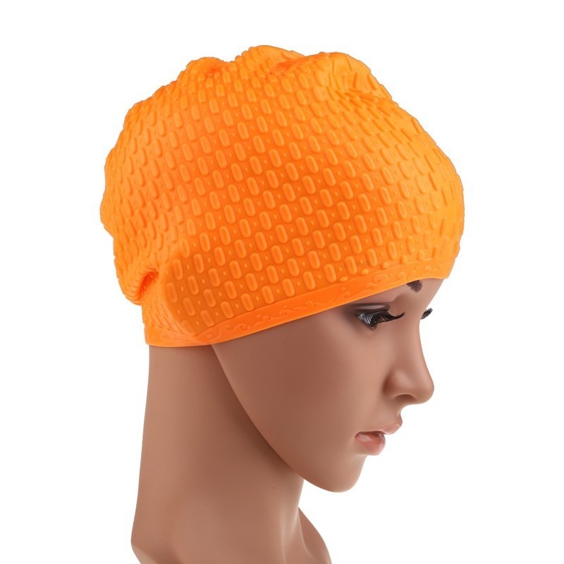 Waterproof silicone swimming cap - unisexSwimming