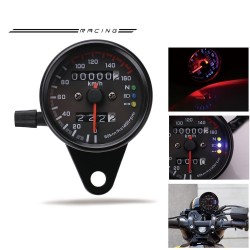 Universal motorcycle odometer - dual speedometer - gauge - LED - KM/HInstruments