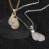 Crystal boxing gloves with necklaceNecklaces