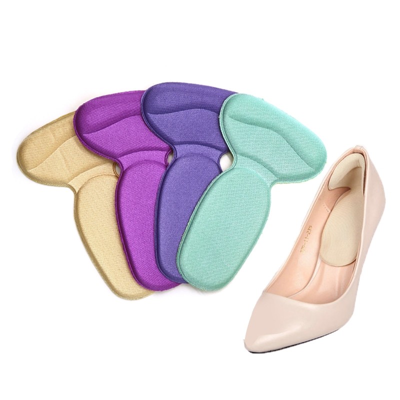 Soft shoe insoles - protective heel stickers - 1 pairMassage