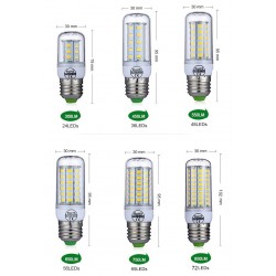 LED lamp bulb - SMD 5730 - 220V - E14 - E27Bulbs