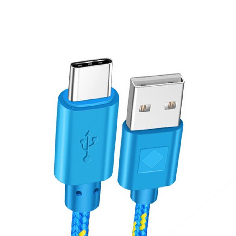 Nylon braided cable - data / sync / fast charging - USB Type CCables