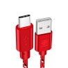 Nylon braided cable - data / sync / fast charging - USB Type CCables
