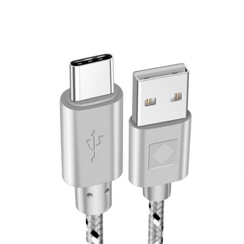 Nylon braided cable - data / sync / fast charging - USB Type CCables