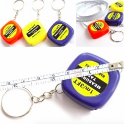 Mini measuring tape - automatic telescopic ruler - with keychain - 1mKeyrings