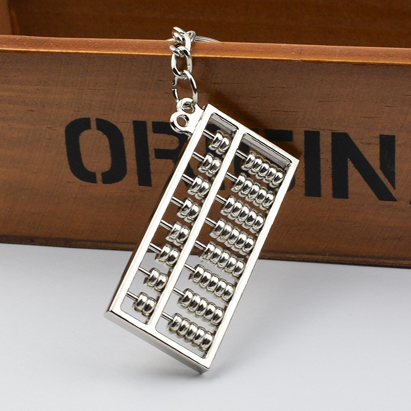 Keychain with abacus - 6 - 8 rowsKeyrings
