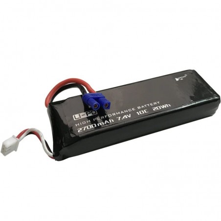 Hubsan H501S X4 battery - 7.4V 2700mAh 10C - H501S-14Batteries