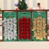 Decorative Christmas tree bowknots - 12 piecesChristmas