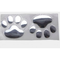 3D animal foot print - car stickerStickers