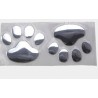 3D animal foot print - car stickerStickers