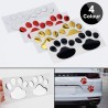 3D animal foot print - car stickerStickers