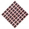 Bicycle tire repair stickers - square / round - 25mm - 48 piecesRepair