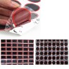Bicycle tire repair stickers - square / round - 25mm - 48 piecesRepair