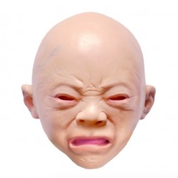 Creepy crying baby - halloween mask - latexMasks