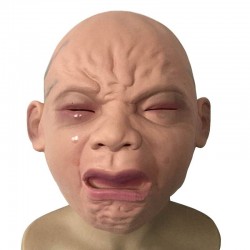 Creepy crying baby - halloween mask - latexMasks