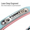 Dogs / cats collar - ID Tag - personalized - engraved - leatherCollar & Leads