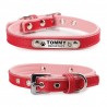 Dogs / cats collar - ID Tag - personalized - engraved - leatherCollar & Leads