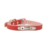 Dogs / cats collar - ID Tag - personalized - engraved - leatherCollar & Leads