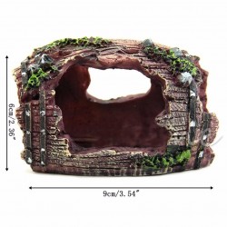 Aquarium decoration - resin wooden barrelAquarium
