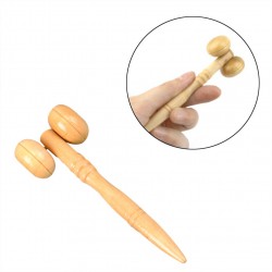 Wooden massage roller - for eyes / faceMassage