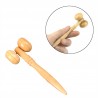 Wooden massage roller - for eyes / faceMassage