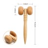 Wooden massage roller - for eyes / faceMassage