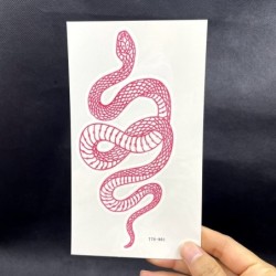Temporary tattoo - sticker - red snakeStickers