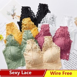 Sexy lace bra - short top - with push up - wire-freeLingerie