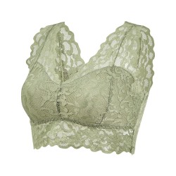 Sexy lace bra - short top - with push up - wire-freeLingerie