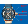 CURREN - luxury Quartz watch - leather strap - waterproofWatches