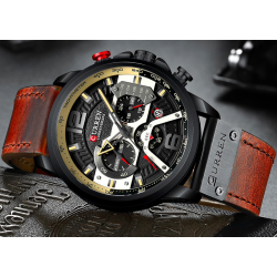CURREN - luxury Quartz watch - leather strap - waterproofWatches
