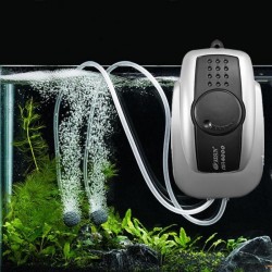 Silent aquarium air flow pump - oxygen compressorAquarium