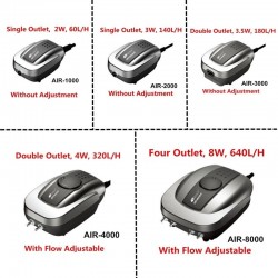Silent aquarium air flow pump - oxygen compressorAquarium