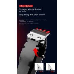 Kemei 809A - professional hair clipper - trimmer- adjustable speed - LEDHair trimmers