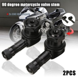 Motorcycle air valve - cap - 90 degree angle - aluminum alloy - 2 piecesMotorbike parts