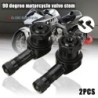 Motorcycle air valve - cap - 90 degree angle - aluminum alloy - 2 piecesMotorbike parts